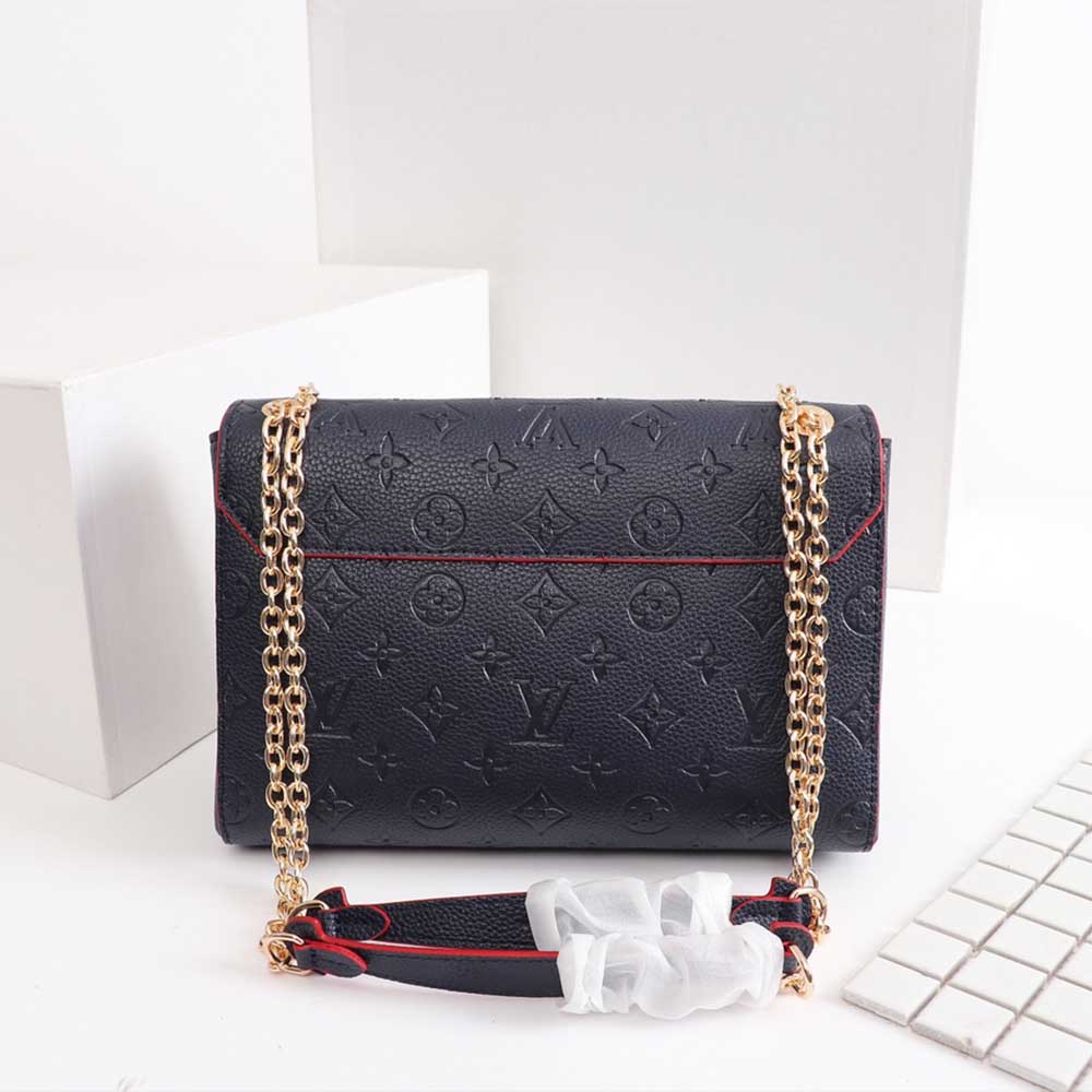 Replica Louis Vuitton Embossed Vavin Pm M43931 Black/Red/Navy - Image 17