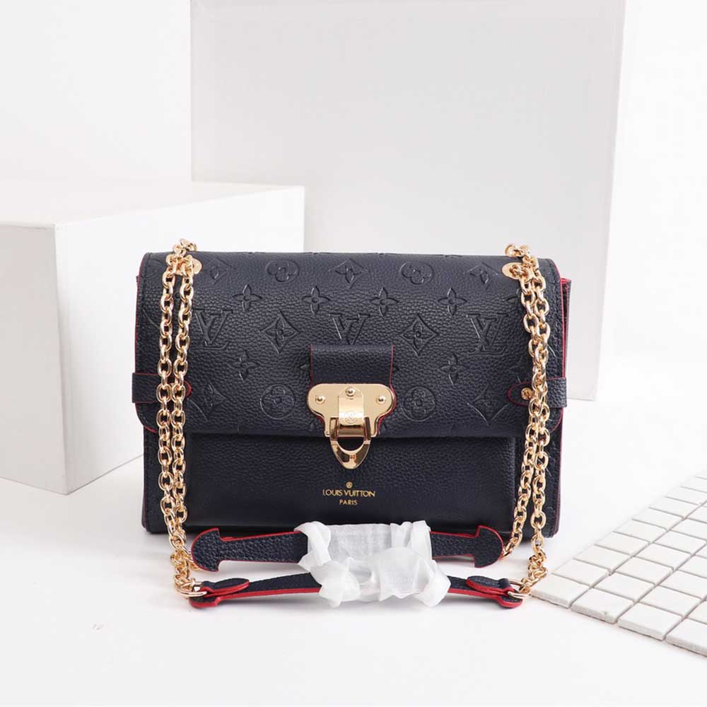 Replica Louis Vuitton Embossed Vavin Pm M43931 Black/Red/Navy - Image 15
