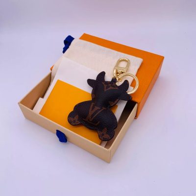 Alternative view of Replica Louis Vuitton Cute Calf Bag Charm And Key Holder