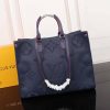 Best Replicas Bags - Louis Vuitton ONTHEGO GM-M45320 41CM Blk/Blue/Red Top Quality Louis Vuitton LV Replica Bags On Sales