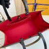 Best Replicas Bags - Louis Vuitton ONTHEGO GM-M45320 41CM Blk/Blue/Red Top Quality Louis Vuitton LV Replica Bags On Sales