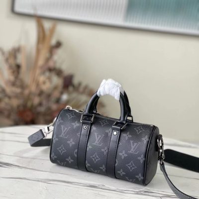 Alternative view of Replica Louis Vuitton Monogram Eclipse Keepall Xs M45947