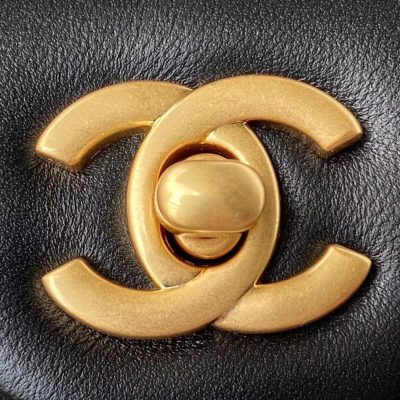 Alternative view of Replica Chanel Velvet With Strass Charm Strap Mini Flap Bag As1786