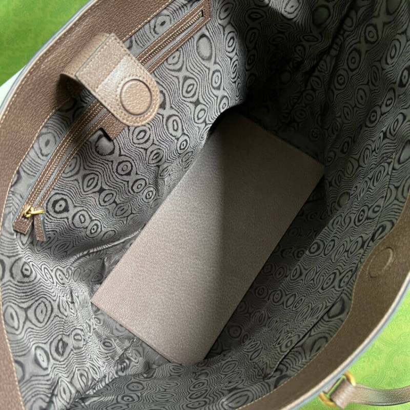 Replica Balenciaga X Gucci Hacker Large Tote Bag 680127 Beige - Image 9