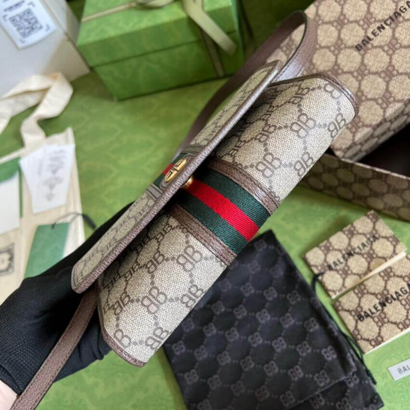 Replica Balenciaga X Gucci Hacker Mini Crossbody Bag 680131 - Image 3