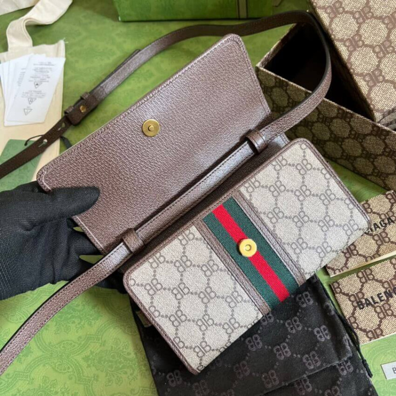 Replica Balenciaga X Gucci Hacker Mini Crossbody Bag 680131 - Image 6