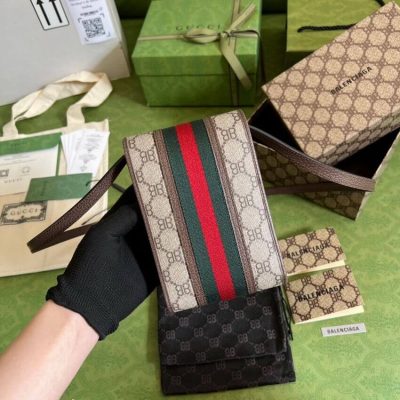 Alternative view of Replica Balenciaga X Gucci Hacker Phone Bag 680130