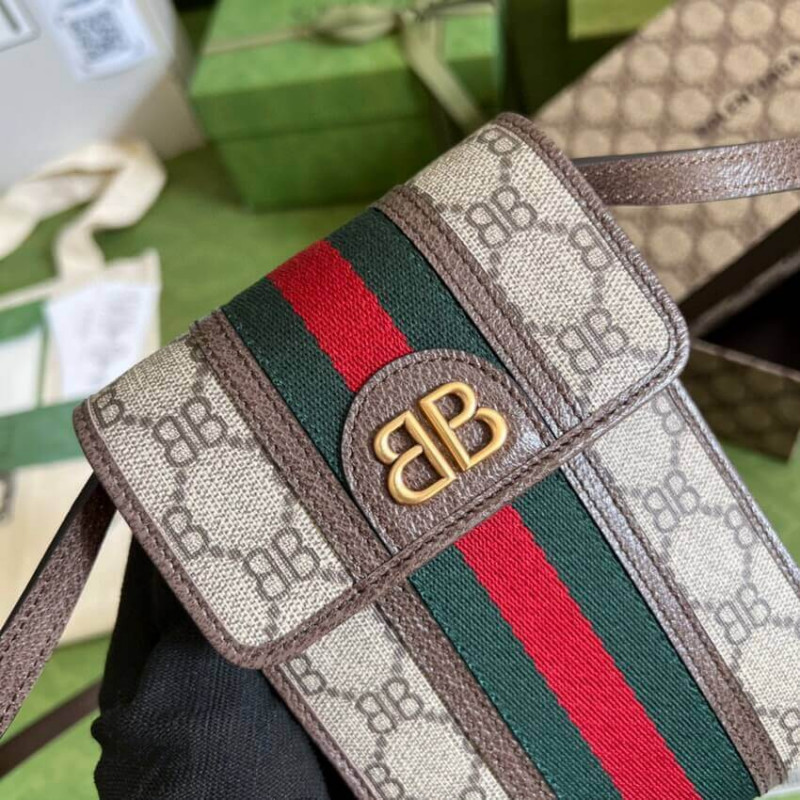 Replica Balenciaga X Gucci Hacker Phone Bag 680130 - Image 5