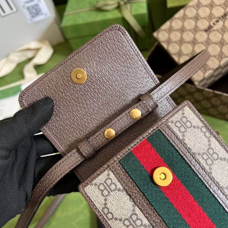 Replica Balenciaga X Gucci Hacker Phone Bag 680130 - Image 8