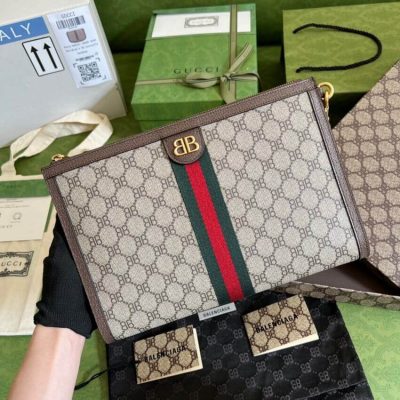 Replica Balenciaga X Gucci Hacker Pouch 680382