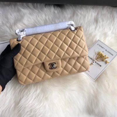 Alternative view of Replica Chanel 1112 Apricot Medium Size 2.55 Lambskin Leather Flap Bag
