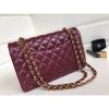 Best Replicas Bags - Chanel 1112 Burgundy Medium Size 2.55 Lambskin Leather Flap Bag Top Quality Louis Vuitton LV Replica Bags On Sales