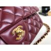 Best Replicas Bags - Chanel 1112 Burgundy Medium Size 2.55 Lambskin Leather Flap Bag Top Quality Louis Vuitton LV Replica Bags On Sales