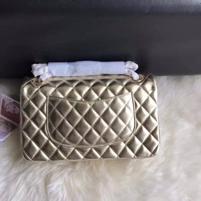 Alternative view of Replica Chanel 1112 Gold Medium Size 2.55 Lambskin Leather Flap Bag