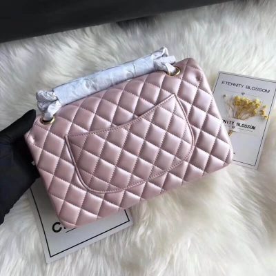 Alternative view of Replica Chanel 1112 Pink Gold Medium Size 2.55 Lambskin Leather Flap Bag