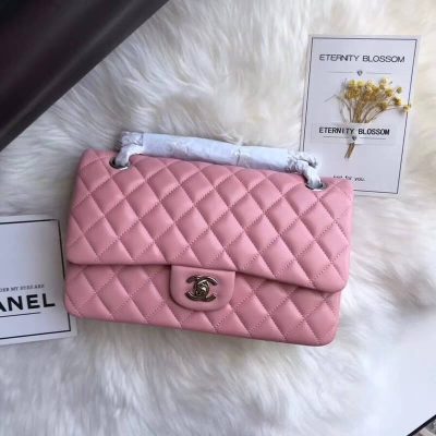 Alternative view of Replica Chanel 1112 Pink Medium Size 2.55 Lambskin Leather Flap Bag