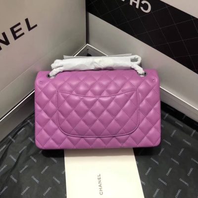 Alternative view of Replica Chanel 1112 Purple Medium Size 2.55 Lambskin Leather Flap Bag