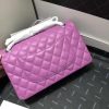 Best Replicas Bags - Chanel 1112 Purple Medium Size 2.55 Lambskin Leather Flap Bag Top Quality Louis Vuitton LV Replica Bags On Sales