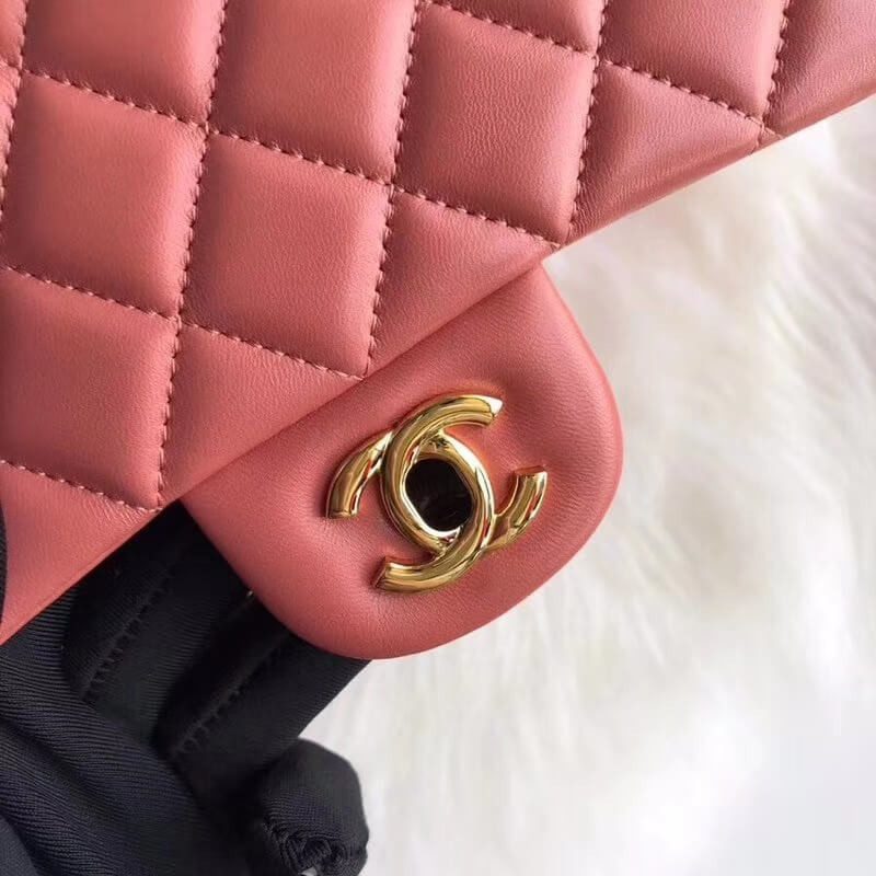Replica Chanel 1112 Rose Quartz Medium Size 2.55 Lambskin Leather Flap Bag - Image 4