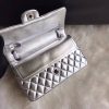 Best Replicas Bags - Chanel 1112 Silver Medium Size 2.55 Lambskin Leather Flap Bag Top Quality Louis Vuitton LV Replica Bags On Sales