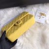 Best Replicas Bags - Chanel 1112 Yellow Medium Size 2.55 Lambskin Leather Flap Bag Top Quality Louis Vuitton LV Replica Bags On Sales