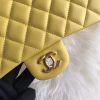 Best Replicas Bags - Chanel 1112 Yellow Medium Size 2.55 Lambskin Leather Flap Bag Top Quality Louis Vuitton LV Replica Bags On Sales