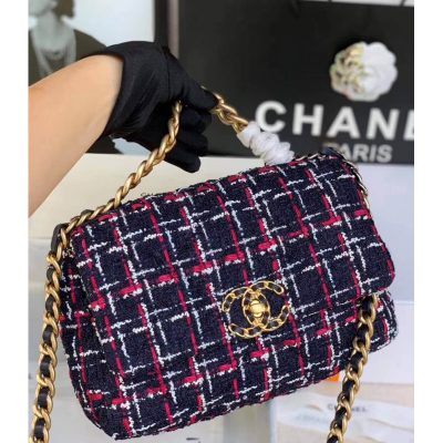Alternative view of Replica Chanel 19 Flap Bag In Tweed As1160