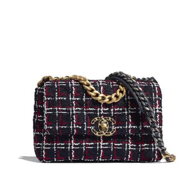 Replica Chanel 19 Flap Bag In Tweed As1160