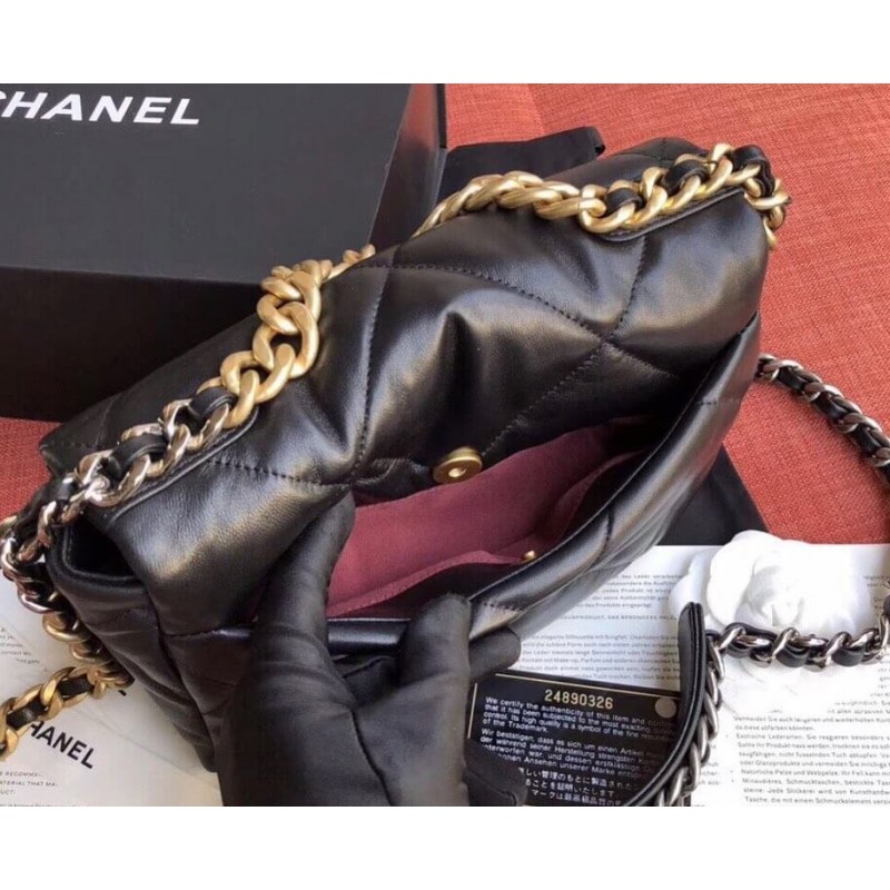 Replica Chanel 19 Lambskin Flap Bag As1160 - Image 6