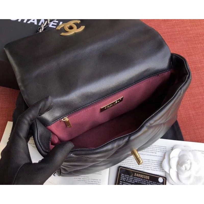 Replica Chanel 19 Lambskin Flap Bag As1160 - Image 9