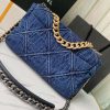 Best Replicas Bags - Chanel 19 Large Flap Bag AS1161 Denim Top Quality Louis Vuitton LV Replica Bags On Sales