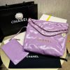 Best Replicas Bags - Chanel 22 Handbag Shiny Calfskin AS3261 Best Louis Vuitton LV Replica Bags On Sales