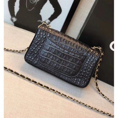 Alternative view of Replica Chanel Alligator Flap Classic Bag 1116