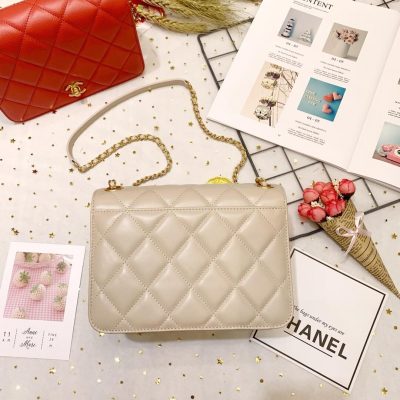 Alternative view of Replica Chanel Calf Leather Single Flap Bag As8869