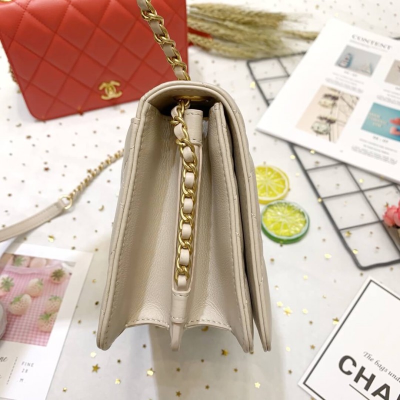 Replica Chanel Calf Leather Single Flap Bag As8869 - Image 6