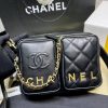 Best Replicas Bags - Chanel Calfskin Leather Camera Case AS2924 Black Best Louis Vuitton LV Replica Bags On Sales