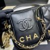 Best Replicas Bags - Chanel Calfskin Leather Camera Case AS2924 Black Best Louis Vuitton LV Replica Bags On Sales