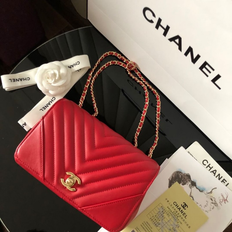 Replica Chanel Calfskin Mini Flap Bag A91586 - Image 2