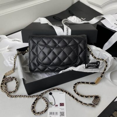 Alternative view of Replica Chanel Caviar Calfskin Woc Wallet On Chain Ap2400