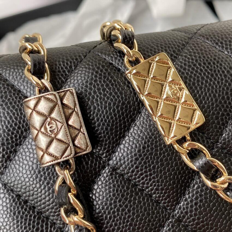 Replica Chanel Caviar Calfskin Woc Wallet On Chain Ap2400 - Image 4