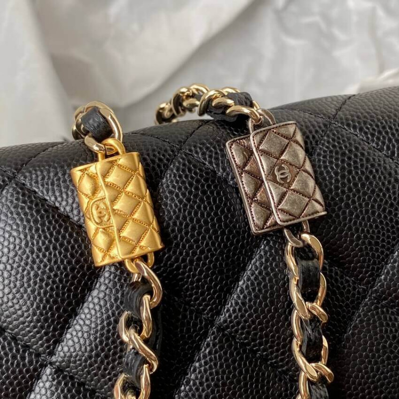 Replica Chanel Caviar Calfskin Woc Wallet On Chain Ap2400 - Image 5