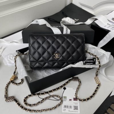 Replica Chanel Caviar Calfskin Woc Wallet On Chain Ap2400