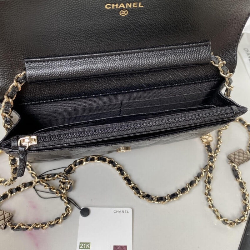 Replica Chanel Caviar Calfskin Woc Wallet On Chain Ap2400 - Image 8