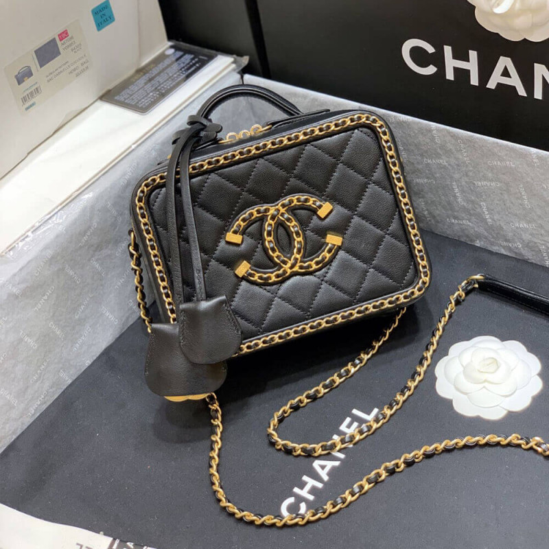 Replica Chanel Chain Around Cc Filigree Small Vanity Bag As1785 - Image 3