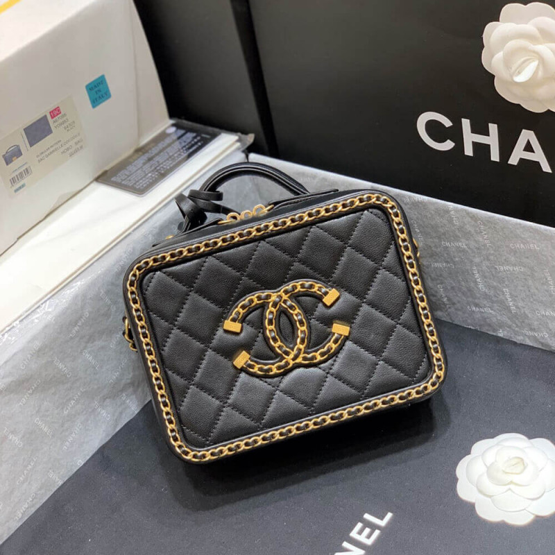 Replica Chanel Chain Around Cc Filigree Small Vanity Bag As1785 - Image 4