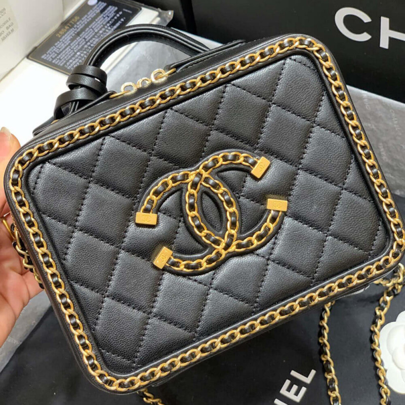 Replica Chanel Chain Around Cc Filigree Small Vanity Bag As1785 - Image 7
