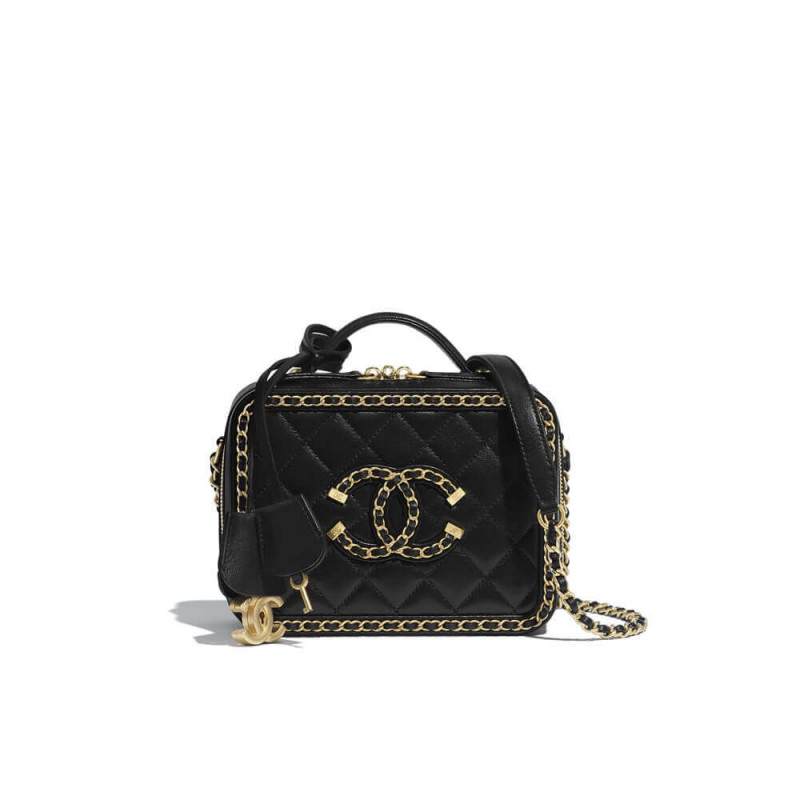 Replica Chanel Chain Around Cc Filigree Small Vanity Bag As1785