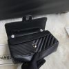 Best Replicas Bags - Chanel Chevron Caviar Calfskin Classic Flap Bag A01112 Black Top Quality Louis Vuitton LV Replica Bags On Sales