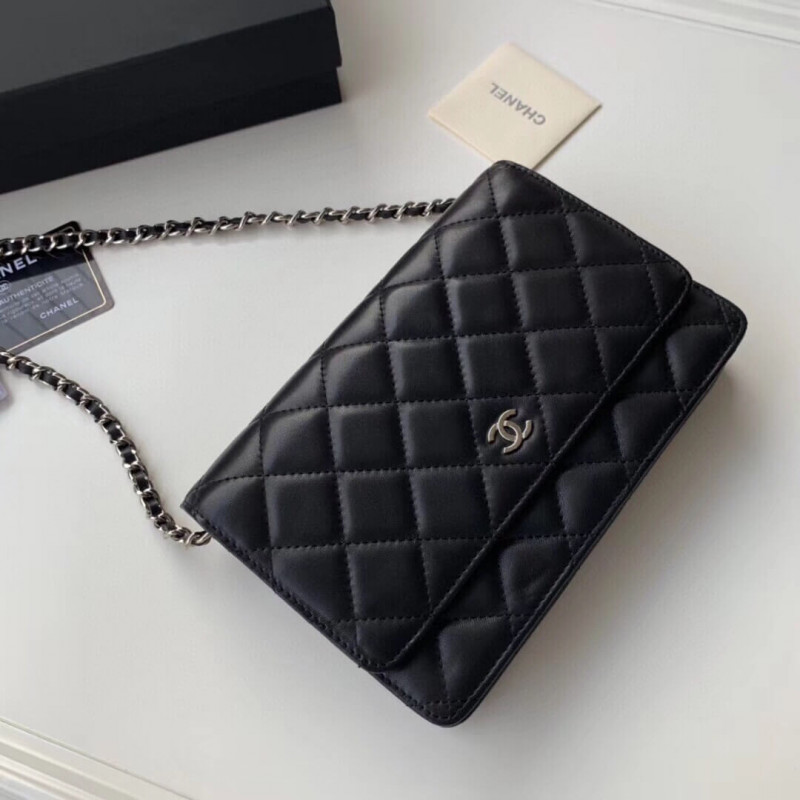 Replica Chanel Classic Lambskin Wallet On Chain Woc Ap0250 - Image 4
