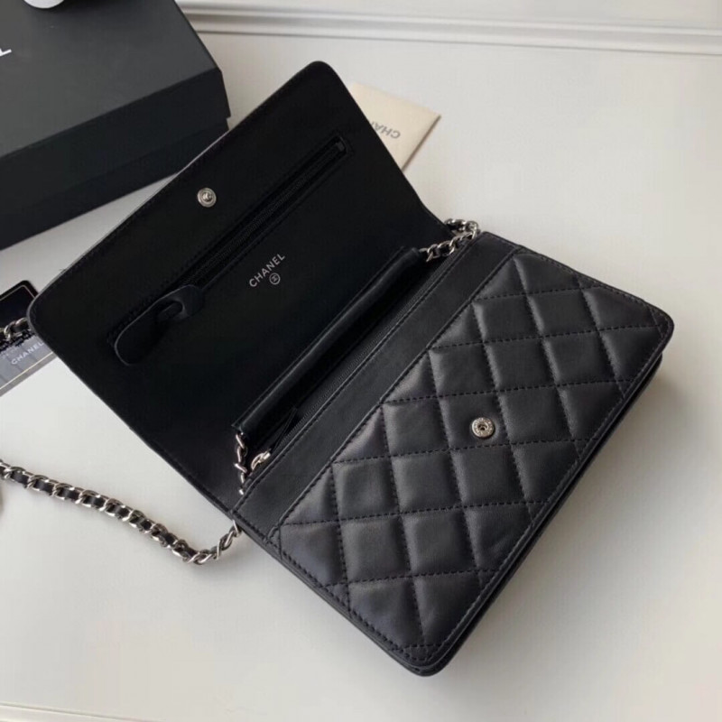 Replica Chanel Classic Lambskin Wallet On Chain Woc Ap0250 - Image 7
